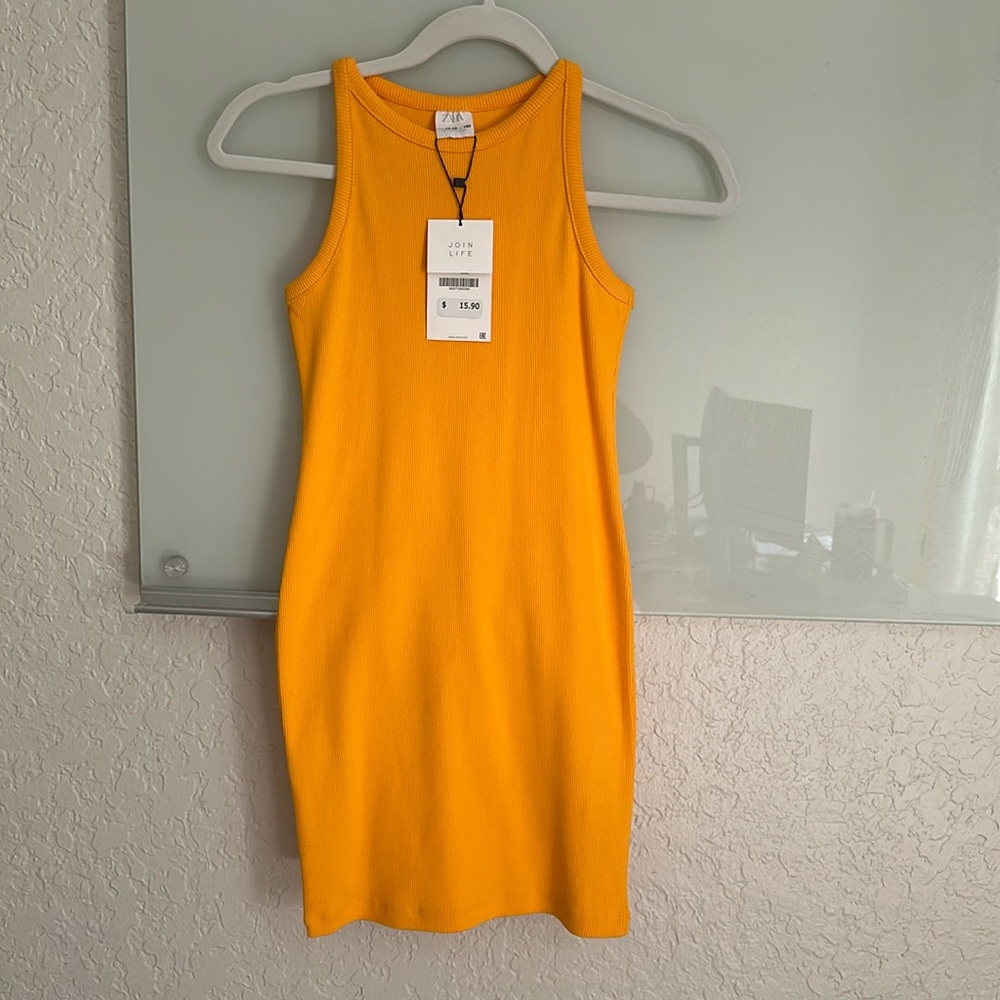 Zara Girl Orange Dress